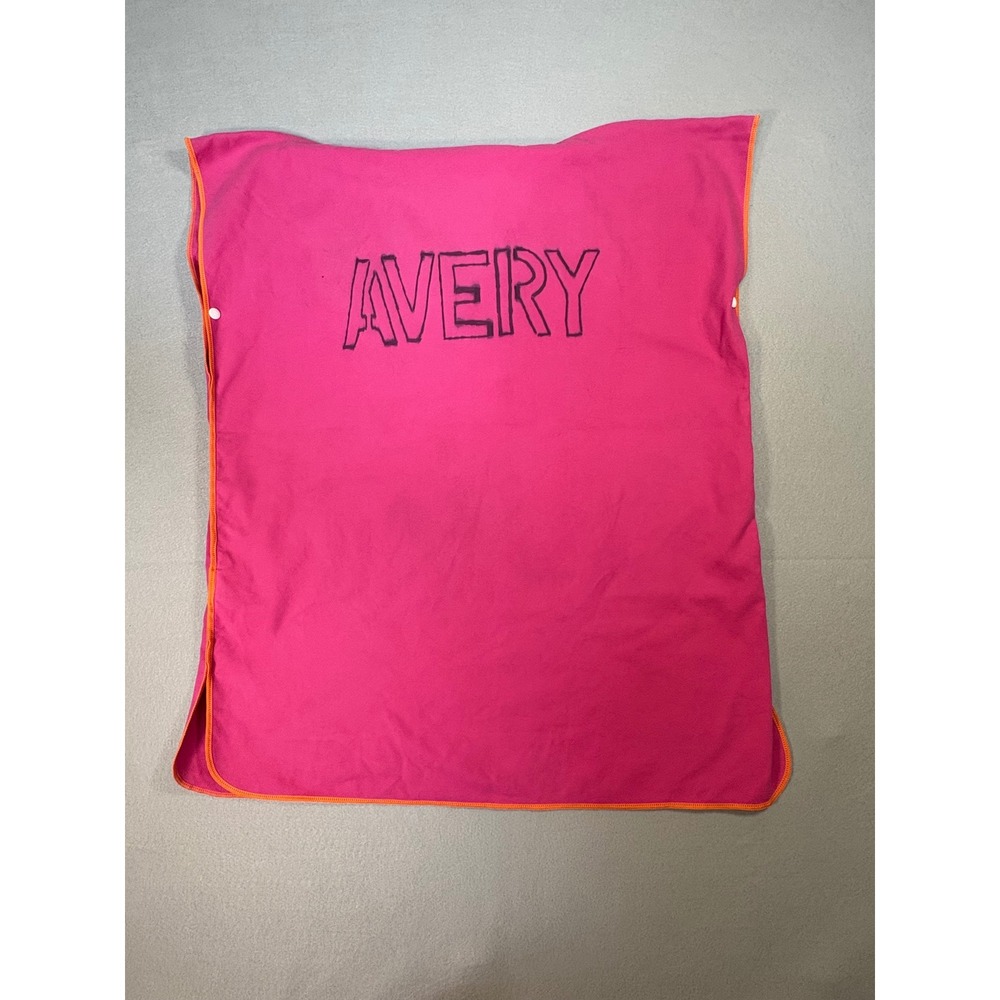 FLYILY Pink Microfiber Hooded Changing Robe Surf Poncho Swim Cover Up - Picture 6 of 8